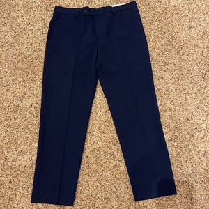 Mens dress slacks navy blue